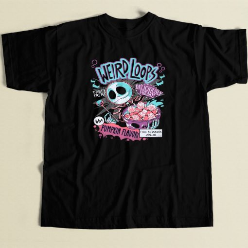 Weird Loops Skeleton T Shirt Style