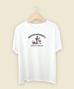Boston University Chillin And Grillin T Shirt Style
