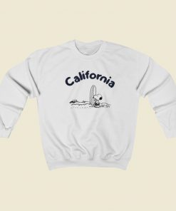 California Peanuts Surfing Sweatshirts Style