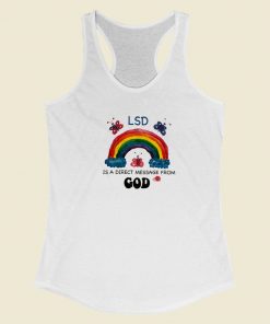A Direct Message From God Racerback Tank Top