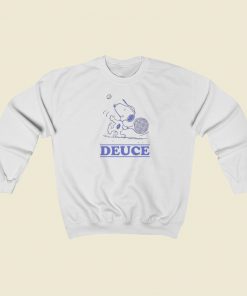 Peanuts Deuce Tennis Sweatshirts Style