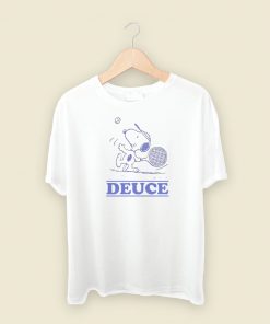Peanuts Deuce Tennis T Shirt Style