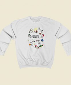 Snoopy Peanuts Sports Sweatshirts Style