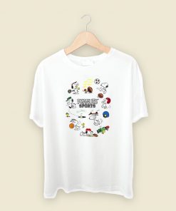 Snoopy Peanuts Sports T Shirt Style