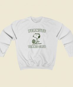 Snoopy Tennis Club Sweatshirts Style