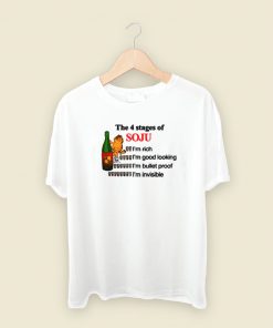 The 4 Stages Of Soju Hooded T Shirt Style