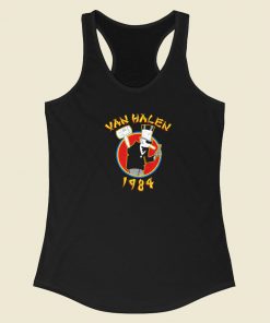 Van Halen 1984 Hammer Guy Racerback Tank Top