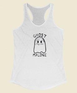 Ghost Malone Funny Racerback Tank Top