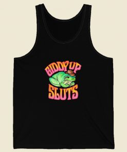 Giddy Up Sluts Cowboy Frog Tank Top