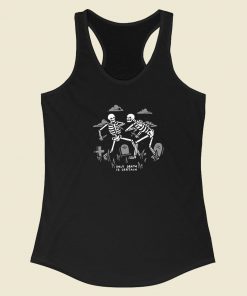 Witches Death Is Certain Racerback Tank Top