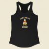 I Dont Like You Either Racerback Tank Top