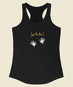 Let Me Out Halloween Racerback Tank Top