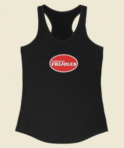 Powered By Frijoles Beans Racerback Tank Top