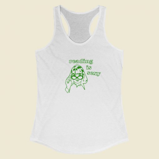 Reading Is Sexy Racerback Tank Top