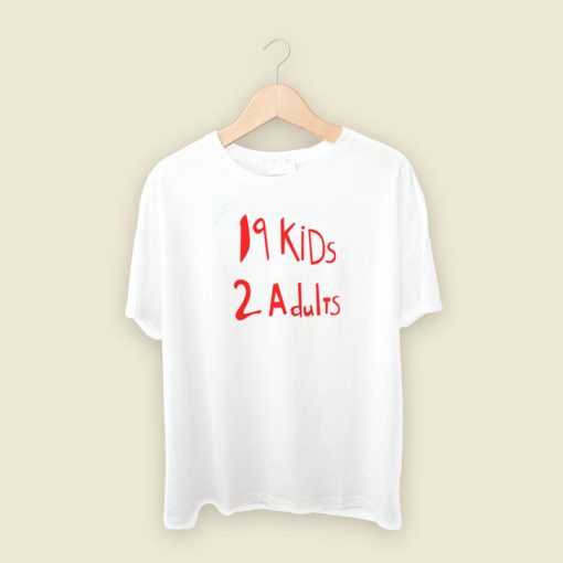 19 Kids 2 Adult T Shirt Style
