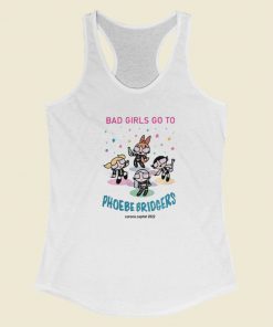 Bad Girls Go To Phoebe Bridgers Racerback Tank Top