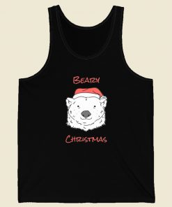 Beary Christmas Funny Tank Top