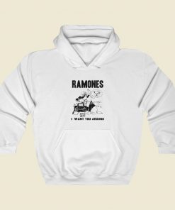 Dog Ramones I Want You Around Hoodie Style