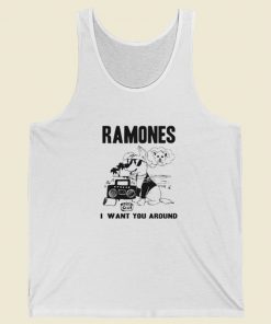 Dog Ramones I Want You Around Tank Top