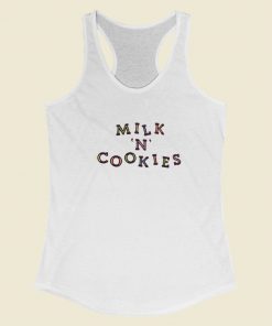 Milk N Cookies Unisex Racerback Tank Top
