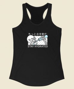 Skeleton Stay Hydrated Racerback Tank Top