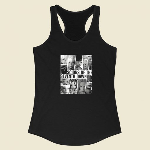 The Scions Of The Seventh Dawn Racerback Tank Top